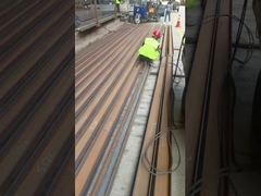 โรงงานแผ่นหลังคาลูกฟูกเหล็กชุบสังกะสีจากประเทศจีน